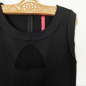 Eight Sixty Body Con Dress w/ Sheer Cut Out